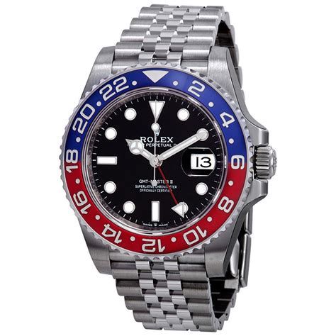 rolex first gmt red &blue|rolex gmt master 2 black.